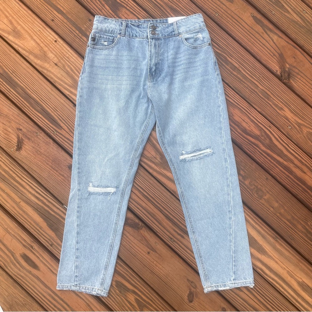 Kancan Mom Jeans High Waist Relaxed Tapered Size 29